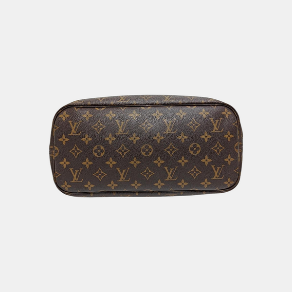 NEVERFULL MM Monogram Coated Canvas Brown
