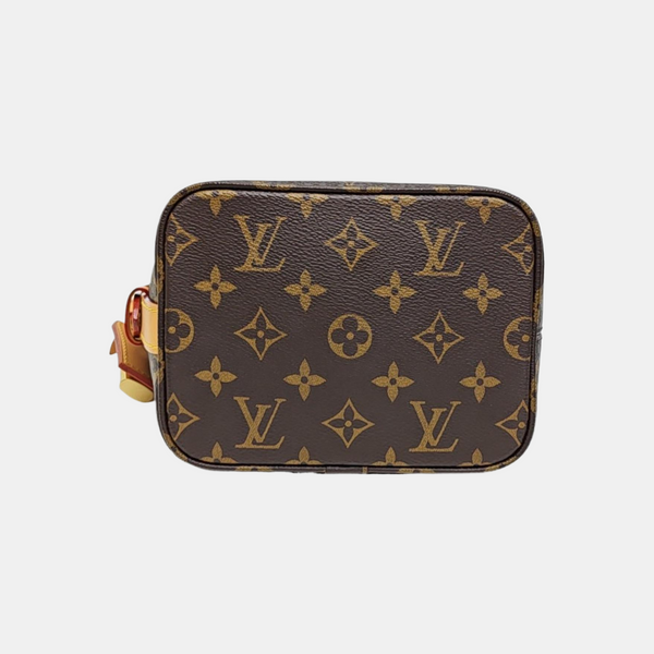ALL IN Monogram Coated Canvas Brown