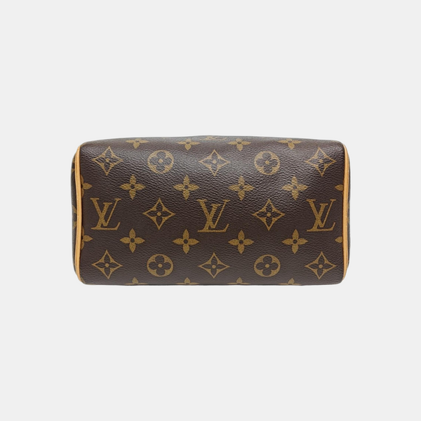 SPEEDY 20 Monogram Coated Canvas Brown