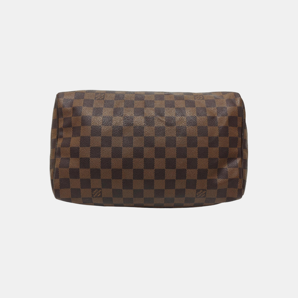SPEEDY 30 Damier Ebene Coated Canvas Brown