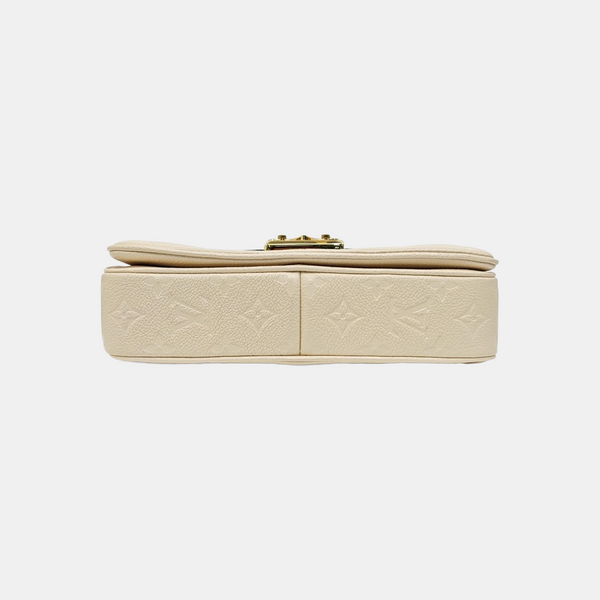 MARCEAU Monogram Calfskin White