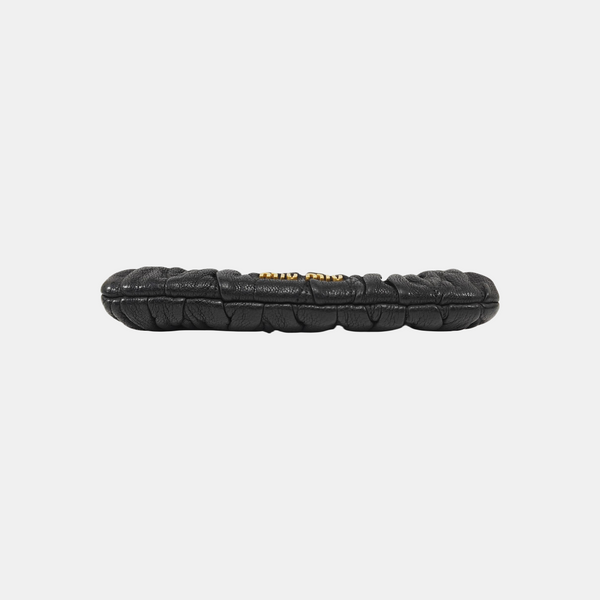 Quilted Calfskin Shoulder Bag Black