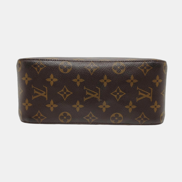 LOOPING MM Monogram Coated Canvas Brown