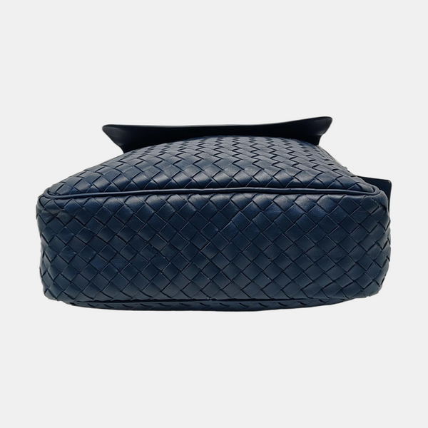 Calfskin Shoulder Bag Blue