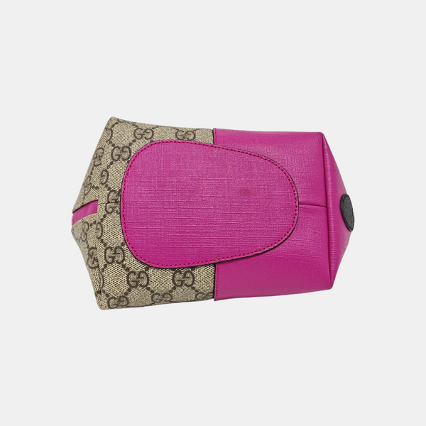 Monogram Coated Canvas Top Handle Bag Beige
