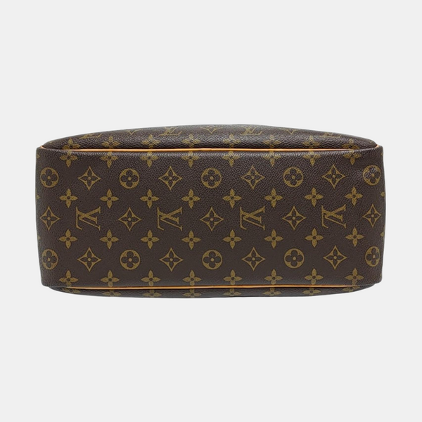 DEAUVILLE MM Monogram Coated Canvas Brown