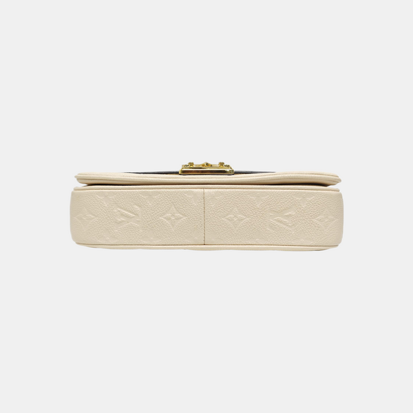 MARCEAU Monogram Calfskin White