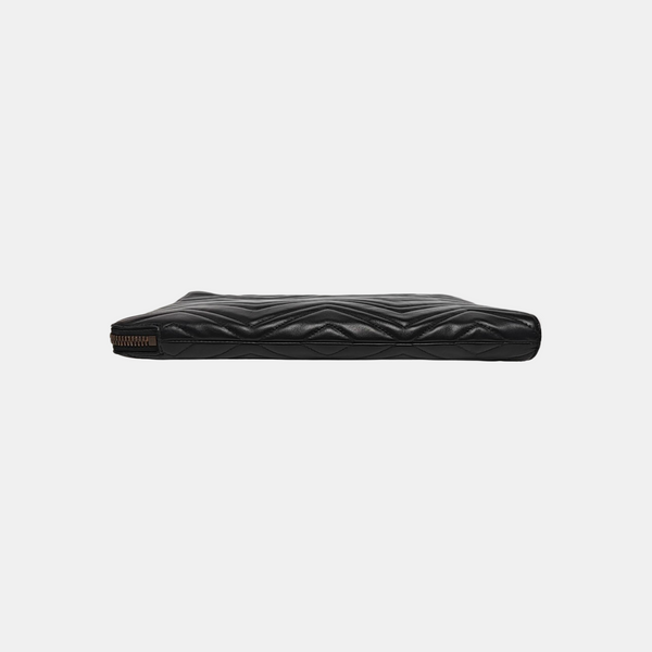 GG Marmont Large Quilted Leather Black