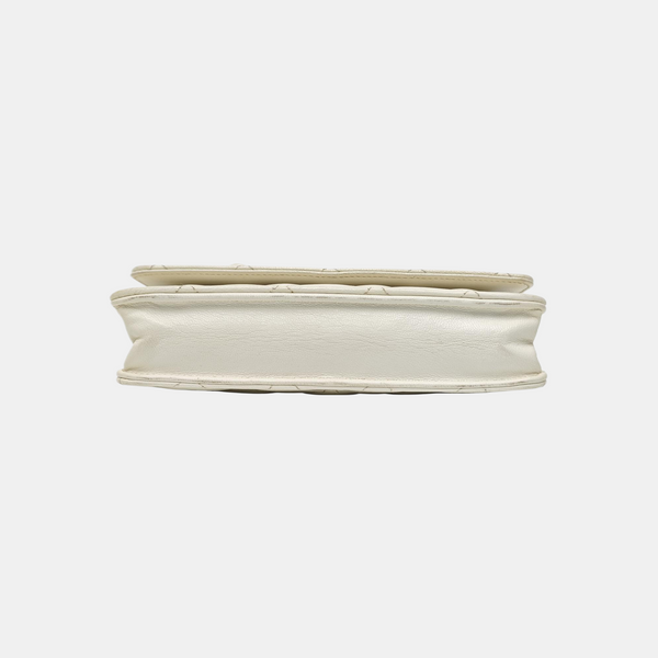 WOC Quilted Lambskin White