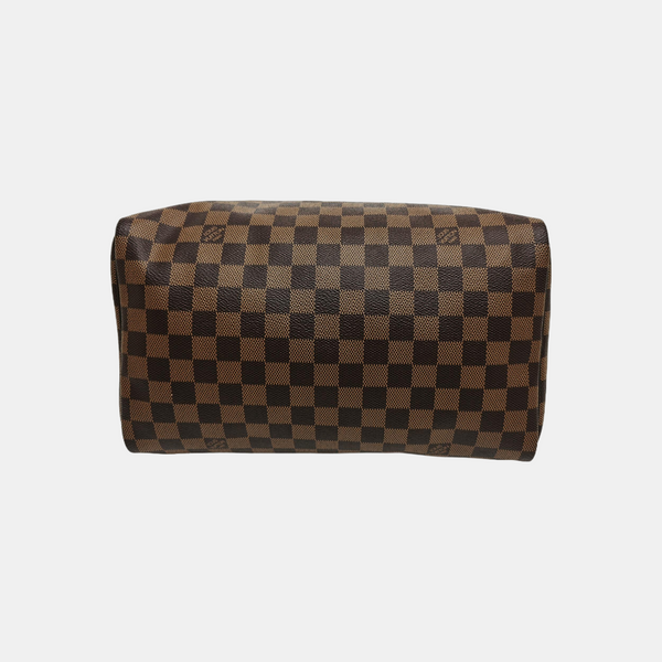 SPEEDY 30 Damier Ebene Coated Canvas Brown