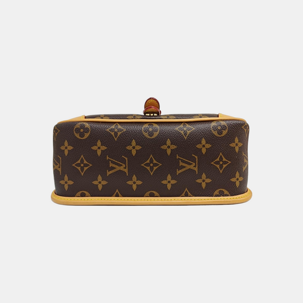 DIANE Monogram Coated Canvas Brown