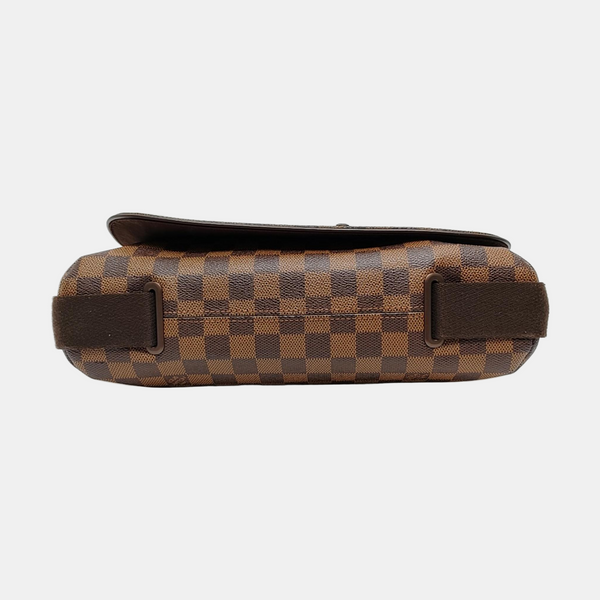 BROOKLYN Damier Ebene Coated Canvas Brown