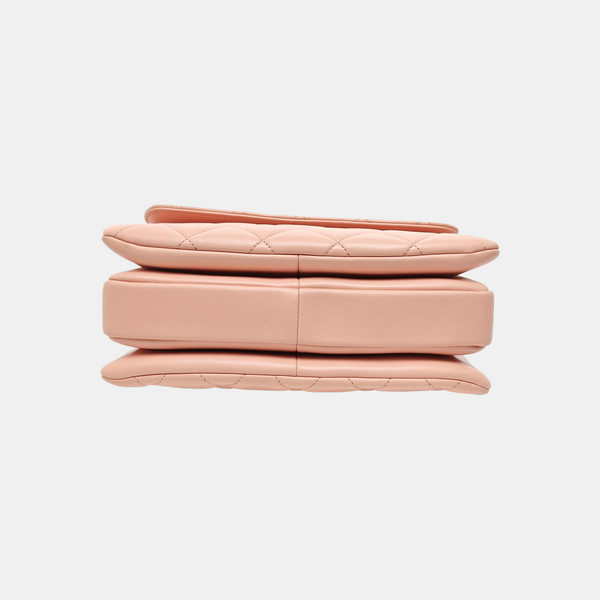 TRENDY CC Small Quilted Lambskin Pink
