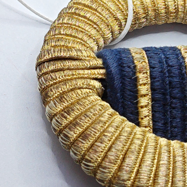 Blue Fabric Belt