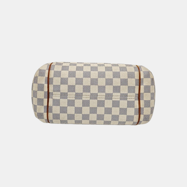 TOTALLY Damier Azur Coated Canvas White