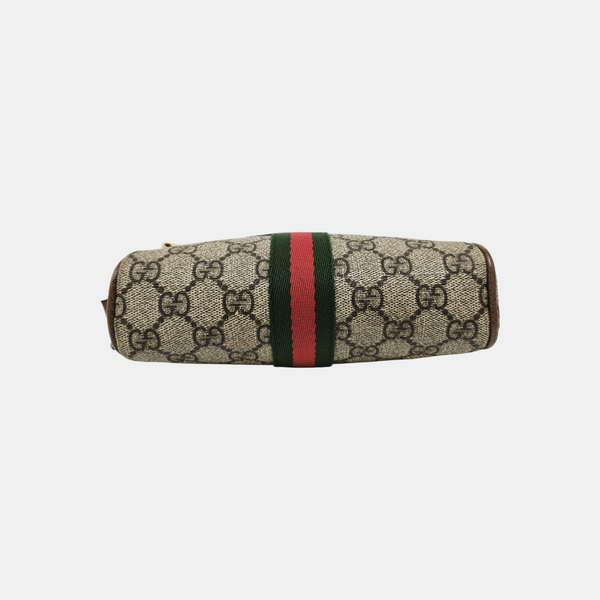 Ophidia Mini Monogram Coated Canvas Beige