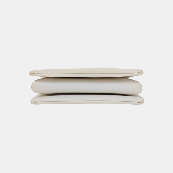 COUSSIN PM Monogram Lambskin White