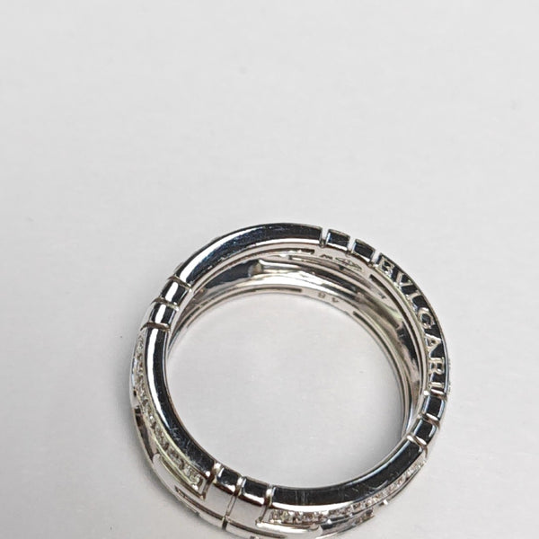 PARENTESI 18k White Gold Silver Ring EU 48