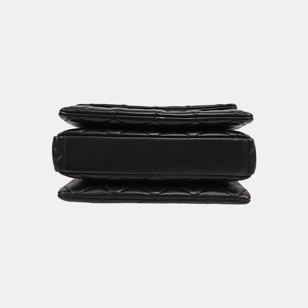 Quilted Lambskin Mini Black