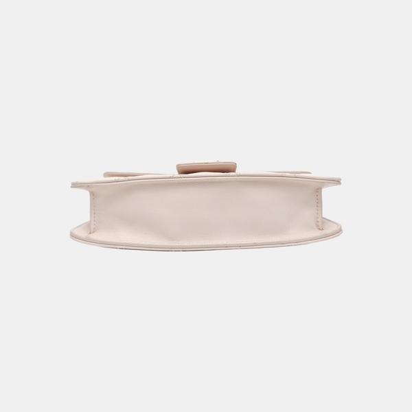 Jolie Top Handle Mini Cannage Lambskin Pink