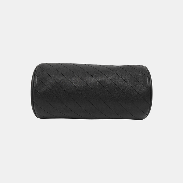 Quilted Calfskin Shoulder Bag Black