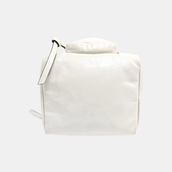 Dangle Mini Calfskin White
