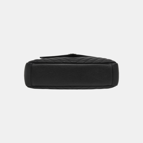 COLLEGE Chevron Lambskin Black