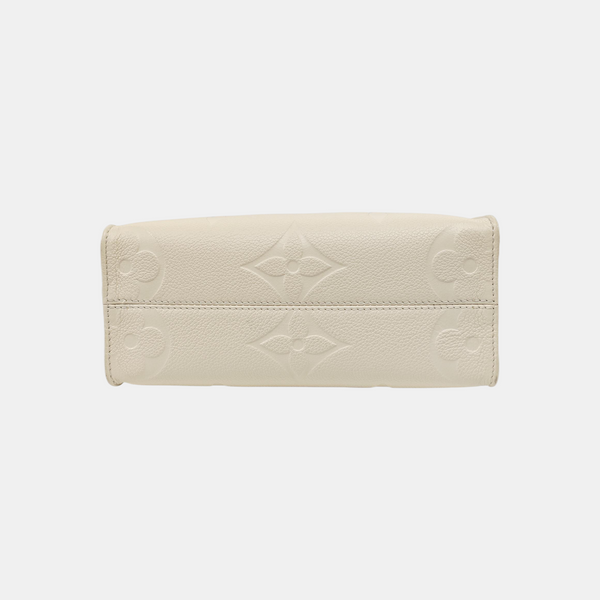 ONTHEGO PM Monogram Calfskin Beige