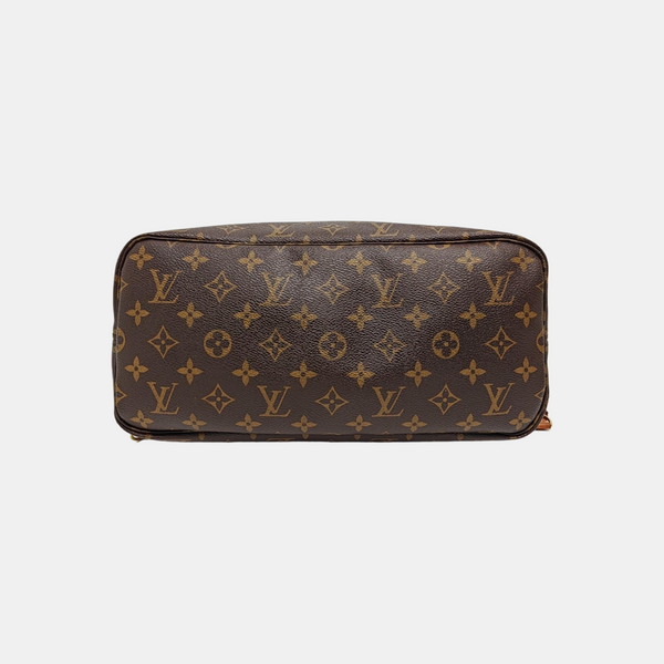 NEVERFULL MM Monogram Coated Canvas Brown