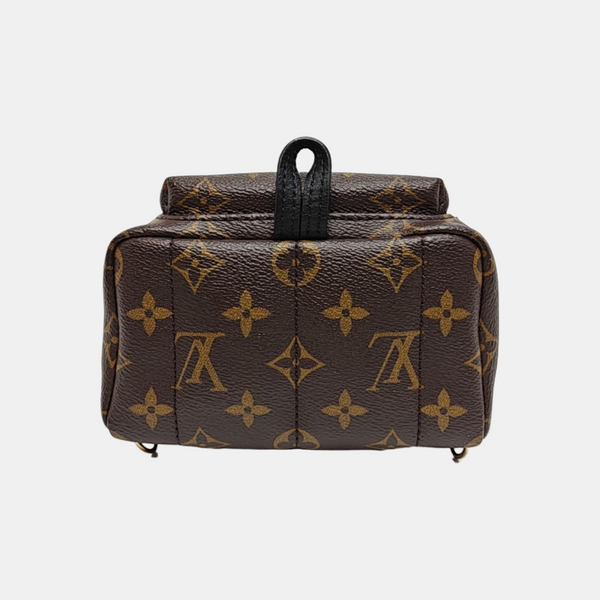PALM SPRINGS Mini Monogram Coated Canvas Brown