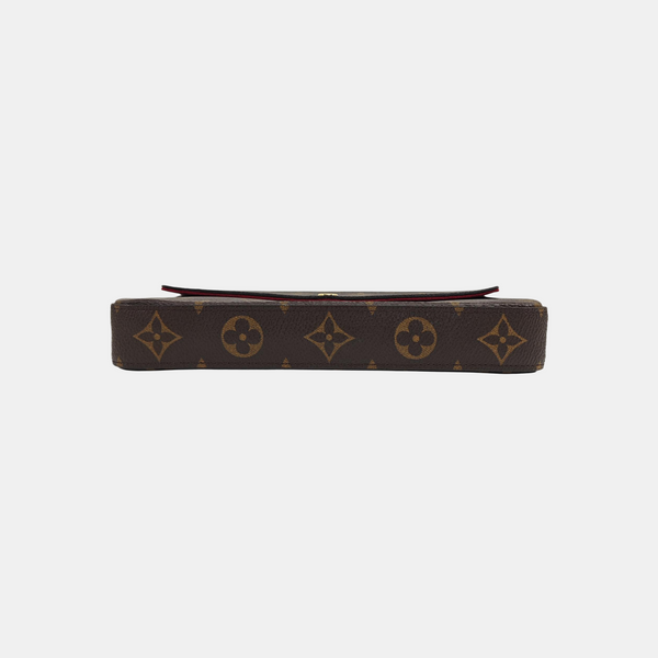 FÉLICIE Monogram Coated Canvas Brown