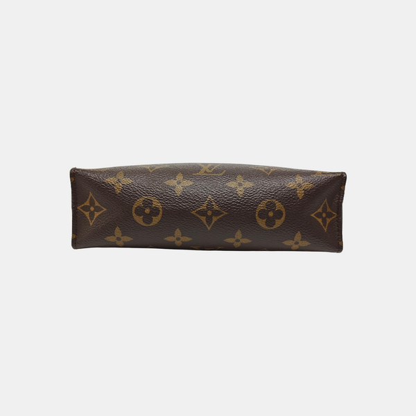 TOILET POCKET 19 Monogram Coated Canvas Brown