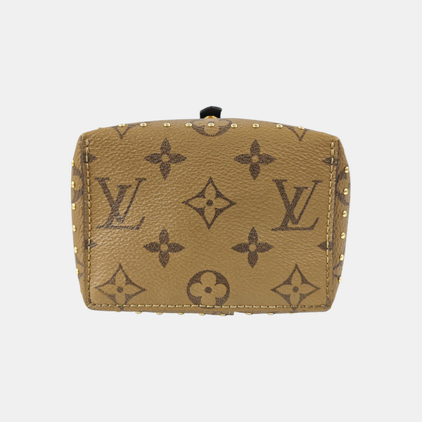 Monogram Coated Canvas Shoulder Bag Brown