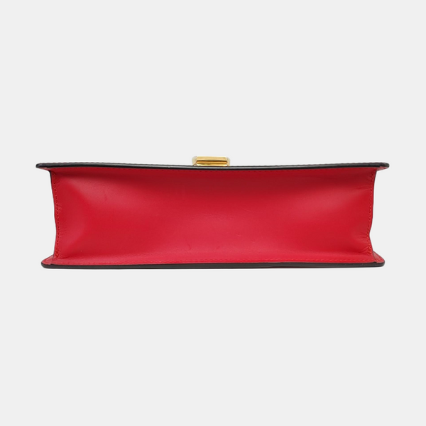 Authenticated pre-owned Sylvie Small Calfskin Red - Shoulder Bag at Looply