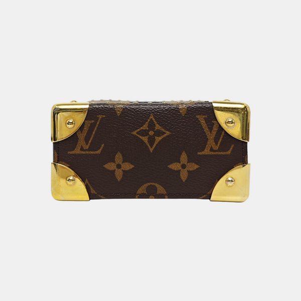CAMERA BOX Monogram Coated Canvas Brown