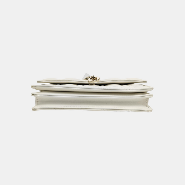 My Dior Mini Cannage Lambskin White