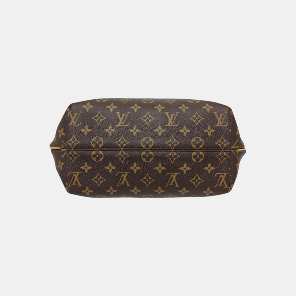 TURENNE MM Monogram Coated Canvas Brown