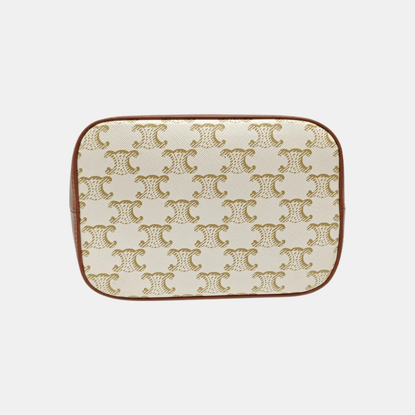 TRIOMPHE CANVAS Small Coated Canvas Beige