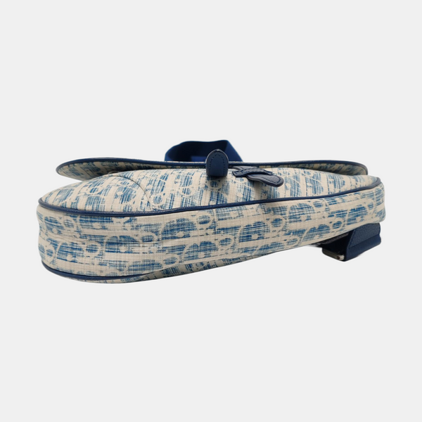 Saddle Medium Fabric Blue