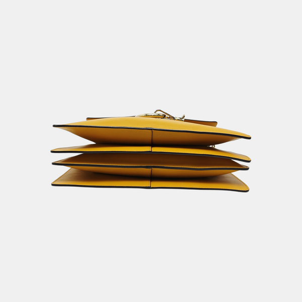 Faye Medium Calfskin Yellow