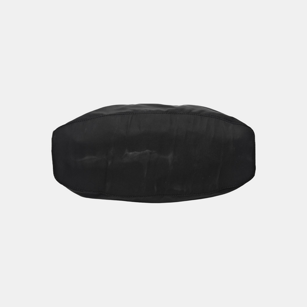 Nylon Top Handle Bag Black