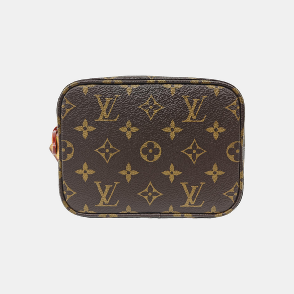 ALL IN Monogram Coated Canvas Brown