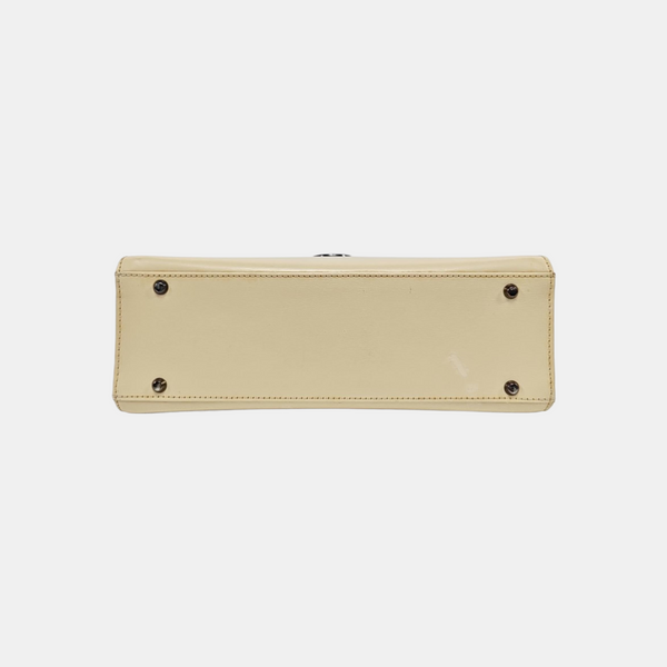Calfskin Shoulder Bag Beige