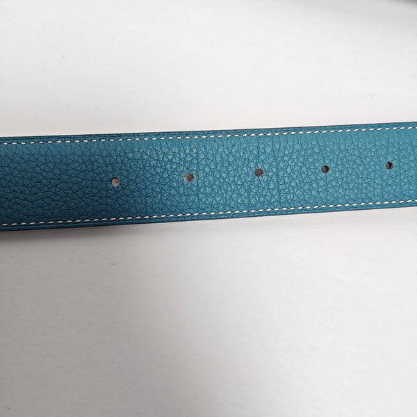 Leather Belt Blue