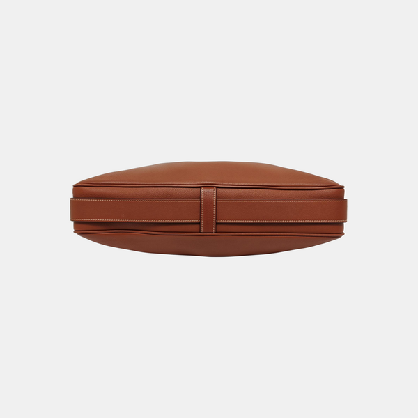 Calfskin Shoulder Bag Brown