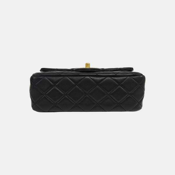 CLASSIC FLAP Mini Quilted Lambskin Black