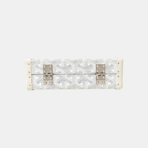 Coated Canvas Shoulder Bag White
