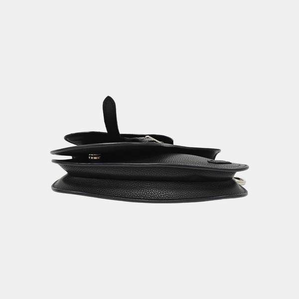 Saddle Medium Calfskin Black