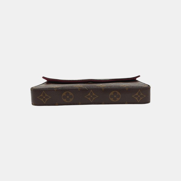 FÉLICIE Monogram Coated Canvas Brown