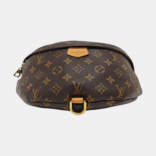 BUMBAG Monogram Coated Canvas Brown